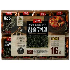 [리미드]동원 양반김 고소한김 볶은참깨 참숯구이김 4.5g 16봉, 단품, 단품