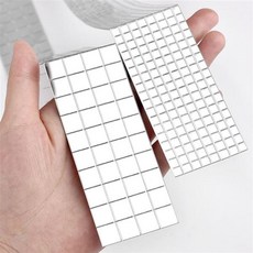 깃털 3D 자체 접착 유리 공예 사각형 거울 모자이크 타일 스티커 욕실 DIY 수제, Silver-4X60cm, 5X5mm