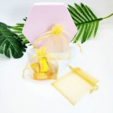 골드 7x9cm 오간자주머니 SG-5DC20-11311, 본 상품, 1개