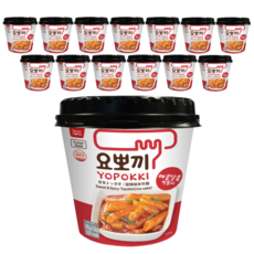 요뽀끼 매콤달콤떡볶이, 140g, 15개