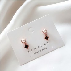 골든듀미니클로버귀걸이