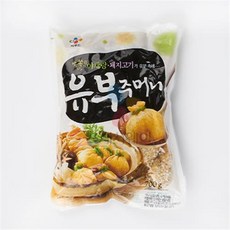  CJ씨푸드 야채랑 돼지고기가 유부속에 유부주머니 700g, 5개 