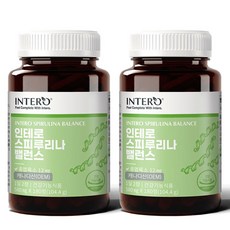 인테로 스피루리나 항산화 영양제 피부 비타민 캐나다 + 사은품 증정, 2개, 180정