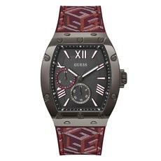 게스 남성용 43mm 시계 브라운커피네이비 모던