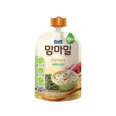 맘마밀 매일 안심이유식 9개월부터, 100g, 1개, 미역과 소고기