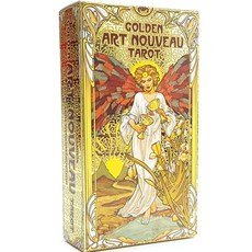 정품 예쁜 골든 아르누보 타로카드 초보용 Golden Art nouveau Tarot
