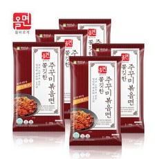 [올면] 쫄깃한 주꾸미 볶음면 5봉 (10인분), 상세 설명 참조