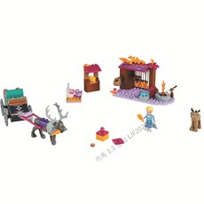 레고호환 41166 블록 Bela 11468 겨울왕국 2: 엘사와 순록마차, 11468박스제거