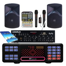 머레이 레인보우 LED 블루투스 노래방기계 MT50-3 화이트 + 파티 미러볼 상품 이미지