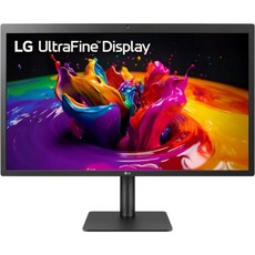 LG 27MD5KL-B 27인치 울트라파인 5K (5120 x 2880) 맥OS 호환 IPS 디스플레이 DCI-P39 99% 색역 및 썬더볼트 3포트 블랙, 24 Inches