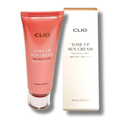 ++[빠른배송]++ 클리오 듀얼 톤업 선크림 60ml SPF50+ PA++++ CLUB CLIO TONE UP SUN CREAM 듀얼제형 핑크선크림 수분퐁당 진정케어 황금비율, 1개