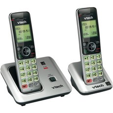 VTECH CS6619 2 DECT 6.0 핸드셋 2개 포함 무선 전화기 80 8612 00