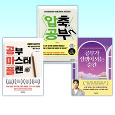 (조승우 세트) 공부가 설렘이 되는 순간 + 압축 공부 + 공부 마스터 플랜 (전3권)