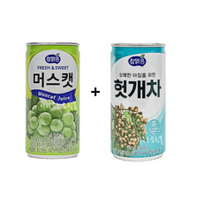 대일 참맑은 머스캣 175ml 30개 + 헛개차 175ml 30개, 60개