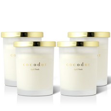 코코도르 소이캔들, 에이프릴프레쉬, 220g, 4개