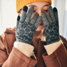 [텐바이텐] [스마트터치]노르딕 스마트 울 장갑