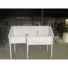 애견싱크대 강아지 욕조 애견샵 목욕탕 업소용 부스, 1개, 디럭스 에디션 220x70x50