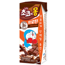 남양 초코에몽 프로틴 단백질팩우유 190ml, 120개
