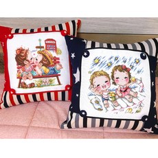 십자수쿠션만들기