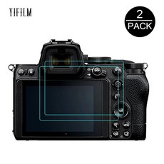 니콘 Z5 디지털 카메라 LCD 화면 보호 필름 Z Fc용 스크래치 방지 방수 2.5D 9H 투명 강화 유리 2 개, 09 Z7