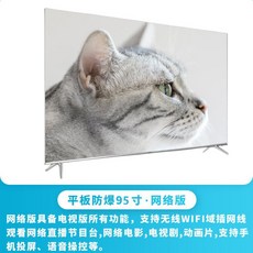 스카이워스 4K 75인치 고화질 LCD TV 스마트 100 네트워크 65 70 85 커브드 슬래브 95 음성 와이파이(중문), 태블릿 방폭 95인치 4K 음성 인터넷판