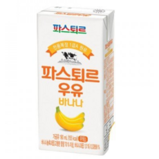 파스퇴르 전용목장 1급A 원유 바나나우유, 190ml, 80개, 80개