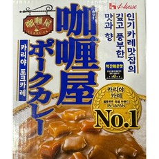 하우스 카리야 포크카레 약간 매운맛, 180g, 5개