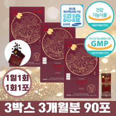 대동고려삼 홍삼환 오리진 / 100% 국내산 6년근 홍삼(주원료) / 목넘김이 좋은 소환 / 스틱 파우치 형, 90개, 3.75g