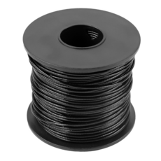 스텐 블랙 pvc 코팅 와이어로프 100미터, 1개