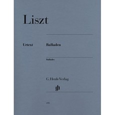 Liszt - Ballades 리스트 - 발라드 피아노 악보 Henle 헨레