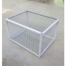 비둘기포획틀 조류 덫 드롭 케이지 사냥 야생동물 철장 트랩, 1.채광창없음40x40x26(4입구)+먹이
