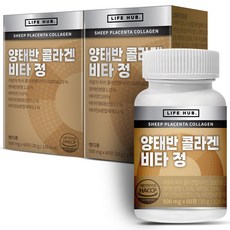 라이프허브 양태반 콜라겐 비타정, 60정, 2개