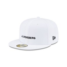 [해외] 1008372 뉴에라 골프모자 J. Lindeberg White 59FIFTY Fitted Hat - 뉴에라트루퍼햇