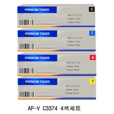 DODAMOA DODAM 호환토너 교체용 제록스 ApeosPort-V C3374(CT201370/CT201371/CT201372/CT201373) 4색1세트, 1개, 4색세트