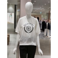 올리브데올리브 로고 레터링 린넨 티셔츠 YW4ME228 백화점 아울렛 (3739325)