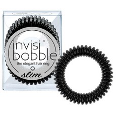 invisibobble 인비지보블 SLIM 트루 블랙 헤어 밴드 3St, 1개