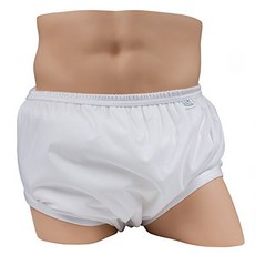 LeakMaster Adult PUL Waterproof Pants - Soft Quie LeakMaster 성인 PUL 방수 바지 - 부드럽고 조용하며 통기성이 뛰어나고 내구성, 소형(1팩), 1개