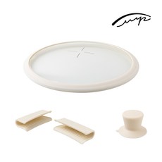 윙플라 시그니처 라운드 유리뚜껑세트, 1개, 24cm