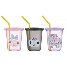 My Meody & Kuro Tumber with id and Straw 3pcs Set, 1개