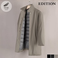 에디션 덕다운 카라 패딩코트 NNC4CP1991