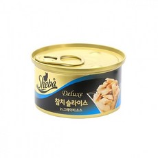 [5개] 85g 디럭스 1p 참치슬라이스 블루 영양간식 고양이, 5개 - 아미오간식