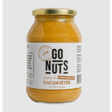 고넛츠 유기농 엑스트라 크런치 땅콩 버터 500g 4개 프랑스 Go Nuts