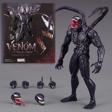 베놈피규어 헐크버스터 SHF Venom 2 영화 버전 그림 Marvels The Amazing Spider-Man 다관절 이동식 모델 장난감 장식품