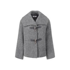 씨씨콜렉트 중계점 와이드칼라 부클 코트 E244MSG156