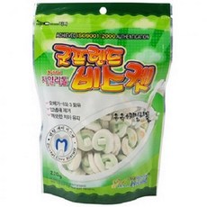 윤성팡 애견간식 비스켓 우유+자일리톨 220g 강아지간식 강아지 시리얼 쿠키, 1