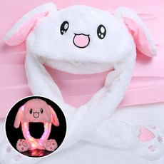 귀올라가는토끼모자
