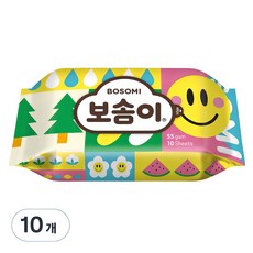 보솜이 펀앤플레이 라이트 물티슈 휴대용, 10개