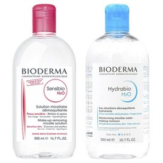 바이오더마 센시비오 H20 500ml + 하이드라비오 H20 클렌징워터 500ml, 1개