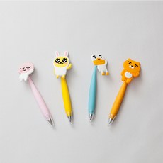 카카오프렌즈 실리콘 볼펜/캐릭터 볼펜, 어피치