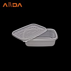 사각 사각죽용기 중 100개 세트 19cm x 5.5cm x 13.5cm(800ml)